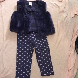 Size 2T Gymboree pants and vest